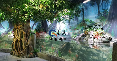 Projet d'aquarium océanique.