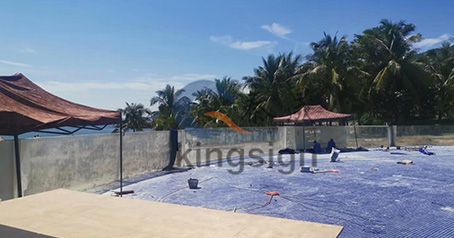 Piscine extérieure de Sanya.