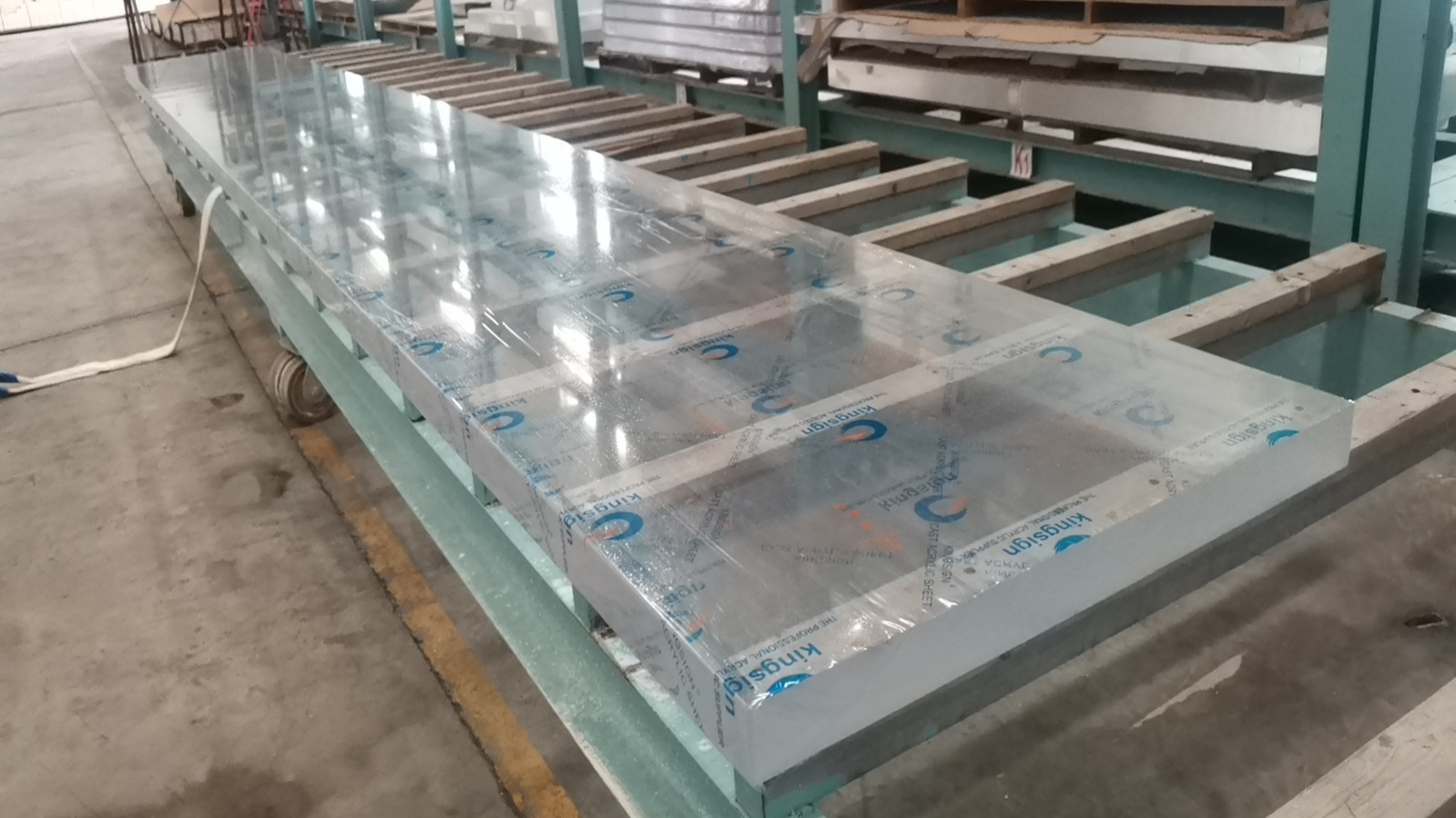 Feuille d'acrylique en bloc coulé pour piscine de ciel de piscine de villa privée