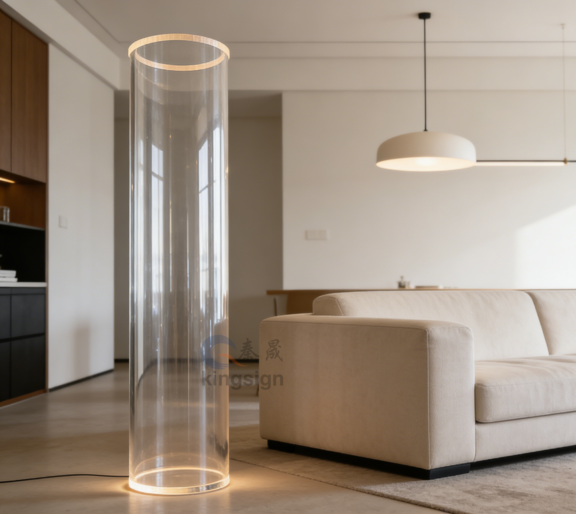 Tubes acryliques Kingsign pour des solutions industrielles et de conception mondiales